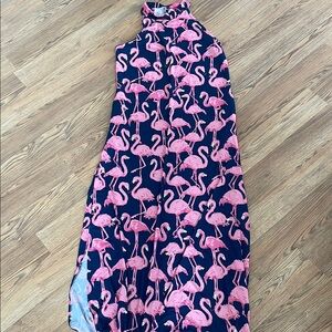 COPY - Flamingo Print Sleeveless Dress